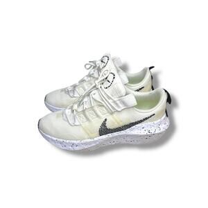 Nike Crater Impact Sneakers White Black 7